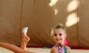 Занятия по художественной гимнастике для детей